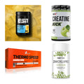 Wettkampfvorbereitung: ESN ISOCLEAR + MST Creatine + 2 weitere – alle enthaltenen Artikel