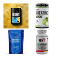 Wettkampfvorbereitung: ESN ISOCLEAR + MST Creatine + 2 weitere – alle enthaltenen Artikel