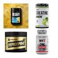 Wettkampfvorbereitung: ESN ISOCLEAR + MST Creatine + 2 weitere – alle enthaltenen Artikel