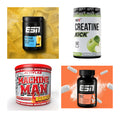 Wettkampfvorbereitung: ESN ISOCLEAR + MST Creatine + 2 weitere – alle enthaltenen Artikel