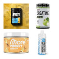 Wettkampfvorbereitung: ESN ISOCLEAR + MST Creatine + 2 weitere – alle enthaltenen Artikel