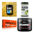 Wettkampfvorbereitung: ESN ISOCLEAR + MST Creatine + 2 weitere – alle enthaltenen Artikel