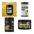 Wettkampfvorbereitung: ESN ISOCLEAR + MST Creatine + 2 weitere – alle enthaltenen Artikel