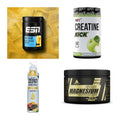 Wettkampfvorbereitung: ESN ISOCLEAR + MST Creatine + 2 weitere – alle enthaltenen Artikel