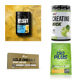 Wettkampfvorbereitung: ESN ISOCLEAR + MST Creatine + 2 weitere – alle enthaltenen Artikel