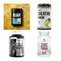 Wettkampfvorbereitung: ESN ISOCLEAR + MST Creatine + 2 weitere – alle enthaltenen Artikel