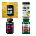 Wettkampfvorbereitung: ESN ISOCLEAR + MST Creatine + 2 weitere – alle enthaltenen Artikel