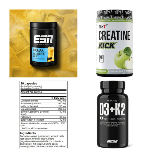 Wettkampfvorbereitung: ESN ISOCLEAR + MST Creatine + 2 weitere – alle enthaltenen Artikel