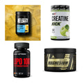 Wettkampfvorbereitung: ESN ISOCLEAR + MST Creatine + 2 weitere – alle enthaltenen Artikel