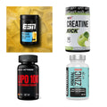 Wettkampfvorbereitung: ESN ISOCLEAR + MST Creatine + 2 weitere – alle enthaltenen Artikel