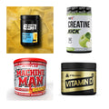 Wettkampfvorbereitung: ESN ISOCLEAR + MST Creatine + 2 weitere – alle enthaltenen Artikel