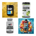 Wettkampfvorbereitung: ESN ISOCLEAR + MST Creatine + 2 weitere – alle enthaltenen Artikel