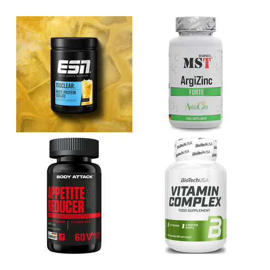 Wettkampfvorbereitung: ESN ISOCLEAR + MST ArgiZinc + 2 weitere – alle enthaltenen Artikel