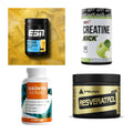 Wettkampfvorbereitung: ESN ISOCLEAR + MST Creatine + 2 weitere – alle enthaltenen Artikel