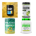 Wettkampfvorbereitung: ESN ISOCLEAR + MST Creatine + 2 weitere – alle enthaltenen Artikel