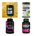 Wettkampfvorbereitung: ESN ISOCLEAR + MST Creatine + 2 weitere – alle enthaltenen Artikel