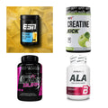 Wettkampfvorbereitung: ESN ISOCLEAR + MST Creatine + 2 weitere – alle enthaltenen Artikel