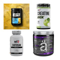 Wettkampfvorbereitung: ESN ISOCLEAR + MST Creatine + 2 weitere – alle enthaltenen Artikel