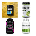 Wettkampfvorbereitung: ESN ISOCLEAR + MST Creatine + 2 weitere – alle enthaltenen Artikel
