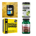 Wettkampfvorbereitung: ESN ISOCLEAR + MST Creatine + 2 weitere – alle enthaltenen Artikel