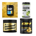 Wettkampfvorbereitung: ESN ISOCLEAR + MST Creatine + 2 weitere – alle enthaltenen Artikel