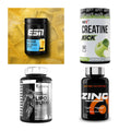 Wettkampfvorbereitung: ESN ISOCLEAR + MST Creatine + 2 weitere – alle enthaltenen Artikel