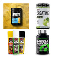 Wettkampfvorbereitung: ESN ISOCLEAR + MST Creatine + 2 weitere – alle enthaltenen Artikel