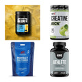 Wettkampfvorbereitung: ESN ISOCLEAR + MST Creatine + 2 weitere – alle enthaltenen Artikel
