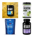 Wettkampfvorbereitung: ESN ISOCLEAR + MST Creatine + 2 weitere – alle enthaltenen Artikel