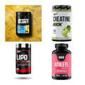 Wettkampfvorbereitung: ESN ISOCLEAR + MST Creatine + 2 weitere – alle enthaltenen Artikel