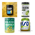 Wettkampfvorbereitung: ESN ISOCLEAR + MST Creatine + 2 weitere – alle enthaltenen Artikel