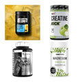 Wettkampfvorbereitung: ESN ISOCLEAR + MST Creatine + 2 weitere – alle enthaltenen Artikel