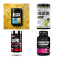 Wettkampfvorbereitung: ESN ISOCLEAR + MST Creatine + 2 weitere – alle enthaltenen Artikel