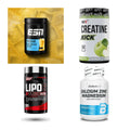 Wettkampfvorbereitung: ESN ISOCLEAR + MST Creatine + 2 weitere – alle enthaltenen Artikel