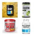 Wettkampfvorbereitung: ESN ISOCLEAR + MST Creatine + 2 weitere – alle enthaltenen Artikel