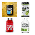 Wettkampfvorbereitung: ESN ISOCLEAR + MST Creatine + 2 weitere – alle enthaltenen Artikel