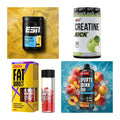 Wettkampfvorbereitung: ESN ISOCLEAR + MST Creatine + 2 weitere – alle enthaltenen Artikel
