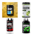 Wettkampfvorbereitung: ESN ISOCLEAR + MST Creatine + 2 weitere – alle enthaltenen Artikel