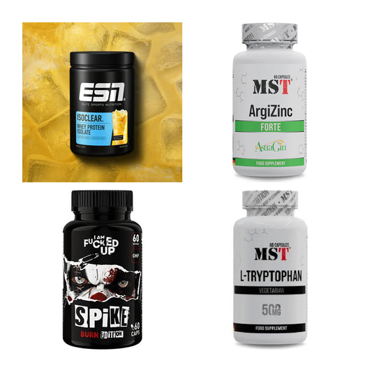 Wettkampfvorbereitung: ESN ISOCLEAR + MST ArgiZinc + 2 weitere – alle enthaltenen Artikel
