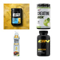 Wettkampfvorbereitung: ESN ISOCLEAR + MST Creatine + 2 weitere – alle enthaltenen Artikel