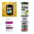 Wettkampfvorbereitung: ESN ISOCLEAR + MST Creatine + 2 weitere – alle enthaltenen Artikel