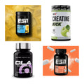 Wettkampfvorbereitung: ESN ISOCLEAR + MST Creatine + 2 weitere – alle enthaltenen Artikel
