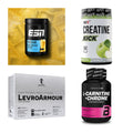Wettkampfvorbereitung: ESN ISOCLEAR + MST Creatine + 2 weitere – alle enthaltenen Artikel