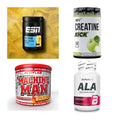 Wettkampfvorbereitung: ESN ISOCLEAR + MST Creatine + 2 weitere – alle enthaltenen Artikel