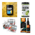 Wettkampfvorbereitung: ESN ISOCLEAR + MST Creatine + 2 weitere – alle enthaltenen Artikel