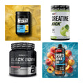 Wettkampfvorbereitung: ESN ISOCLEAR + MST Creatine + 2 weitere – alle enthaltenen Artikel