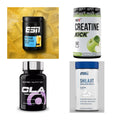 Wettkampfvorbereitung: ESN ISOCLEAR + MST Creatine + 2 weitere – alle enthaltenen Artikel
