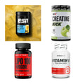 Wettkampfvorbereitung: ESN ISOCLEAR + MST Creatine + 2 weitere – alle enthaltenen Artikel