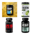 Wettkampfvorbereitung: ESN ISOCLEAR + MST Creatine + 2 weitere – alle enthaltenen Artikel