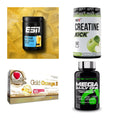 Wettkampfvorbereitung: ESN ISOCLEAR + MST Creatine + 2 weitere – alle enthaltenen Artikel